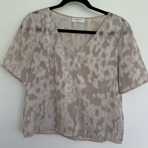 Sheer babaton randy blouse - perfect for summer office!